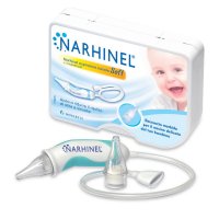 Narhinel - Aspiratore Nasale Soft + 2 Ricambi Soft, Igiene Nasale per Bambini, Pratico e Delicato