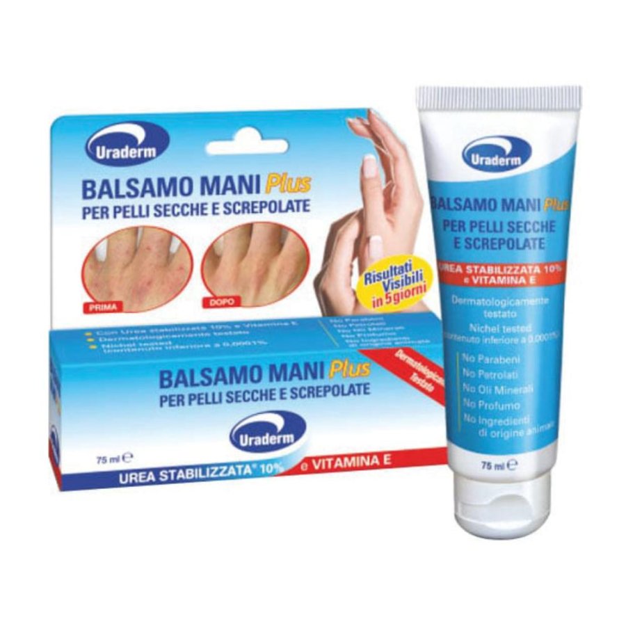 Uraderm Balsamo mani Plus - Pelli secche e screpolate 75 ml