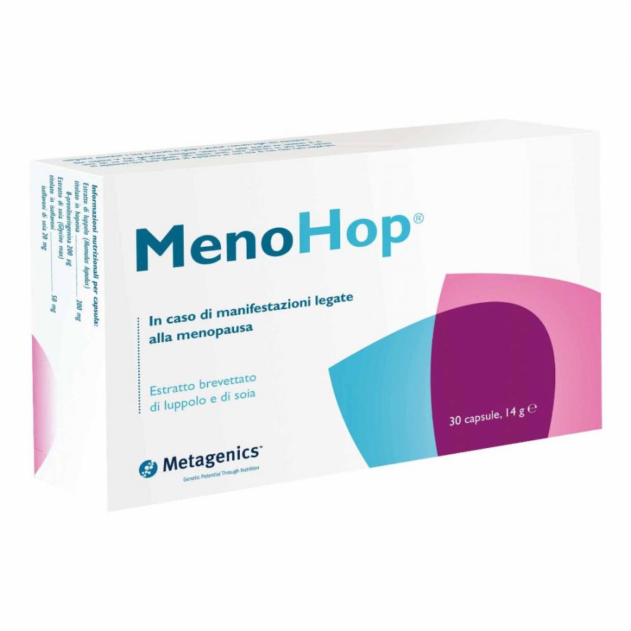 Menohop 30 Capsule - Integratore per Sintomi Menopausali