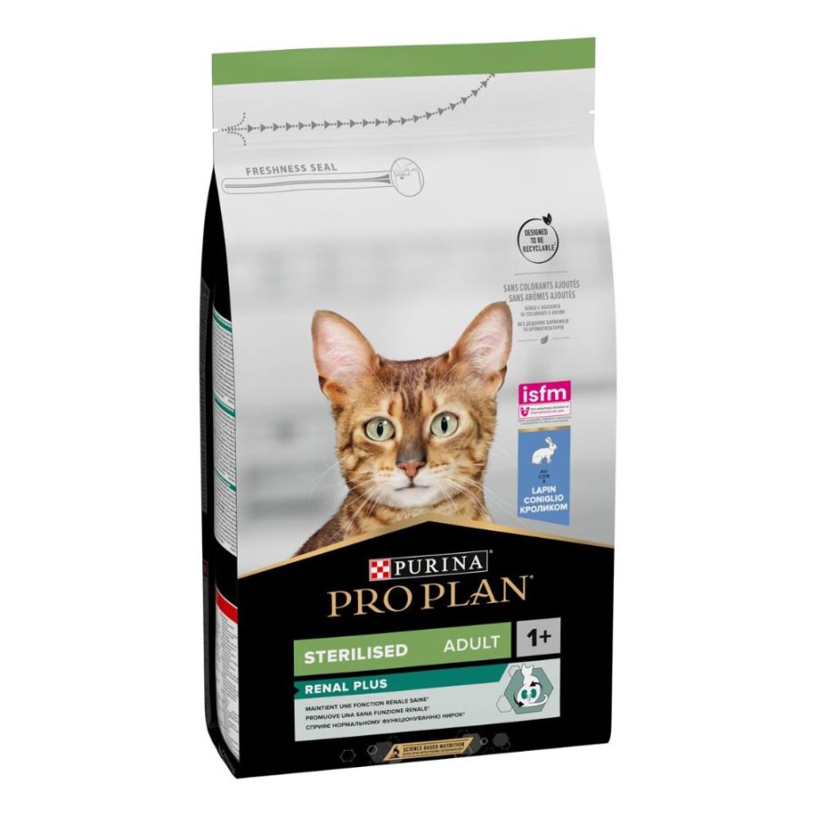NESTLE' PURINA PRO PLAN GATTO RENAL PLUS STERILISED ADULT CONIGLIO 1,5KG