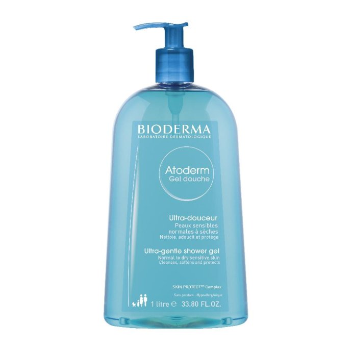 Bioderma Atoderm Gel Douche 1 Litro - Detergente Corpo, Delicato e Idratante