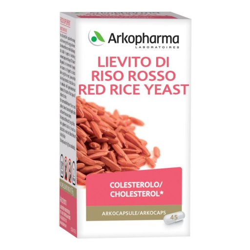 Arkopharma Lievito di Riso Rosso 45 Capsule - Integratore Alimentare per il Controllo del Colesterolo