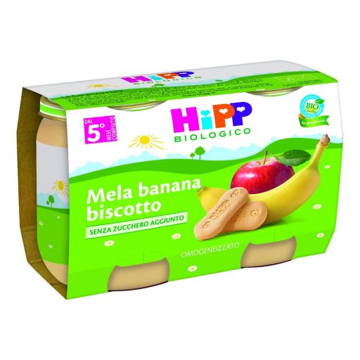 HiPP Bio, Mela Banana Biscotto, 250 g