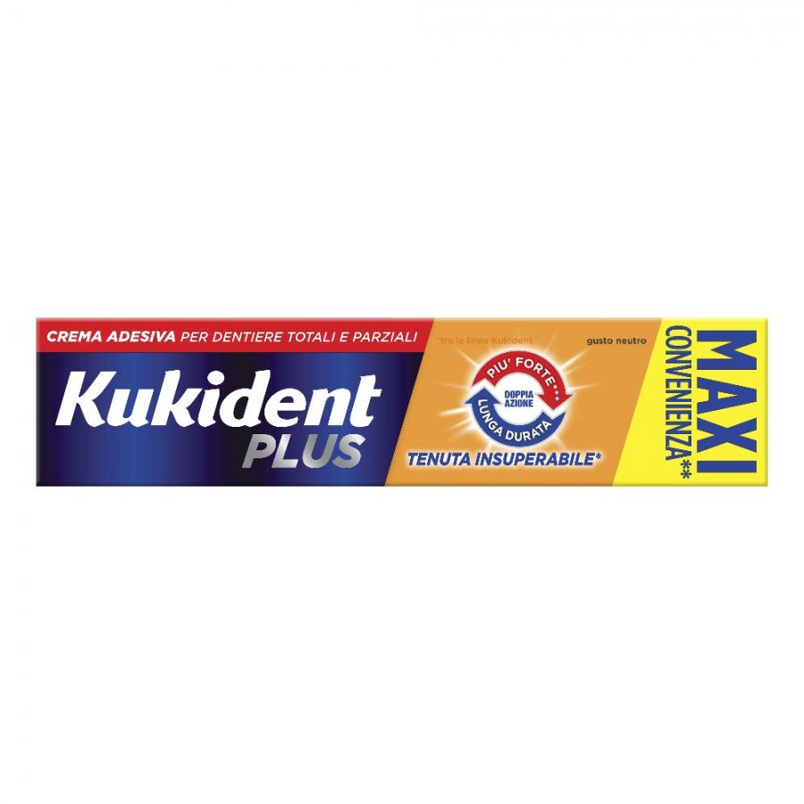 Kukident - Plus Doppia Azione Crema Adesiva Protettiva 60g