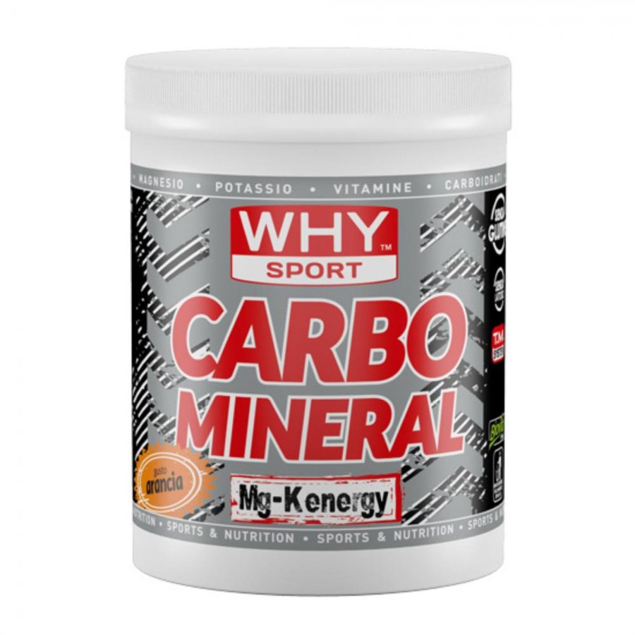 Why Sport Carbo Mineral Mg-K Energy gusto Arancia 500g