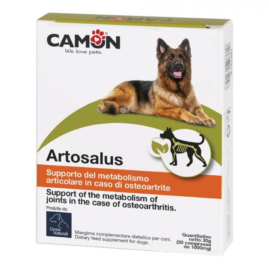 Artosalus Care Integratore per le Articolazioni di Cani e Gatti 30 Compresse - Supporto Articolare per Animali Domestici