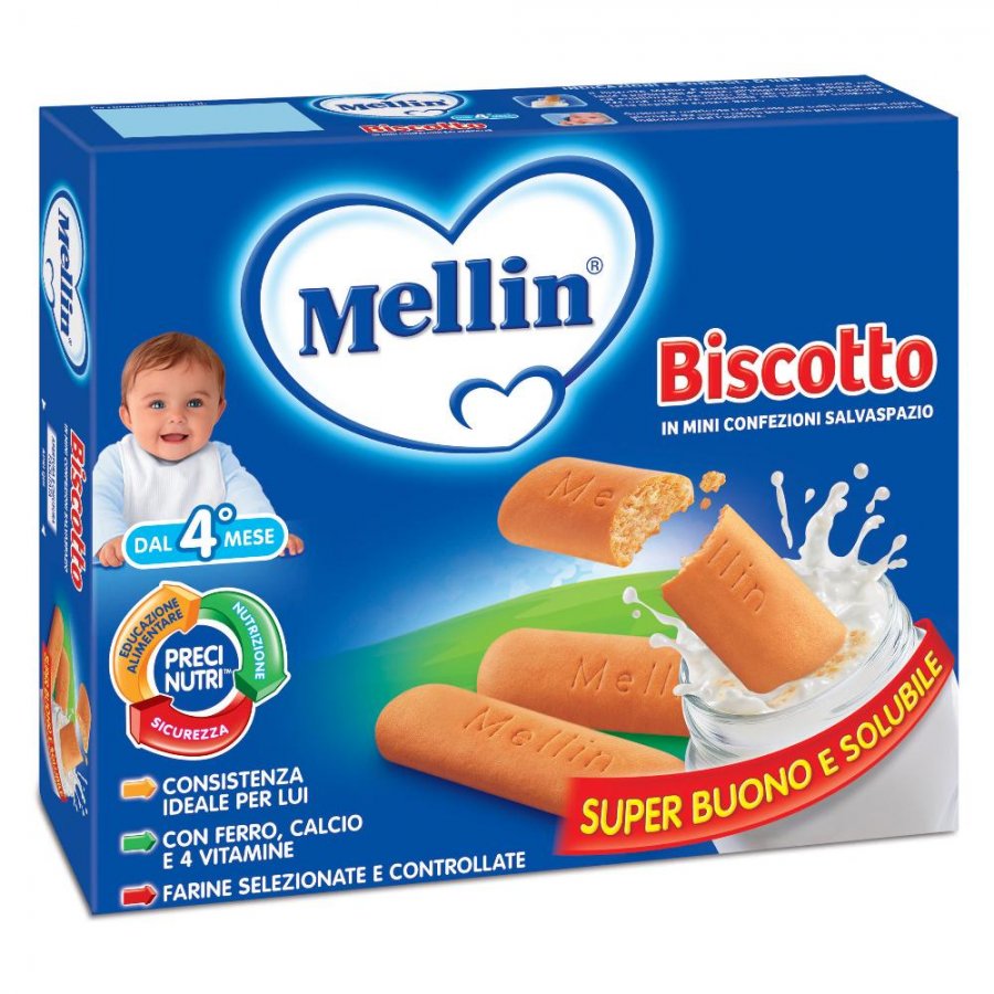 Mellin Biscotto 360g (12 pezzi) - Biscotti per Bambini