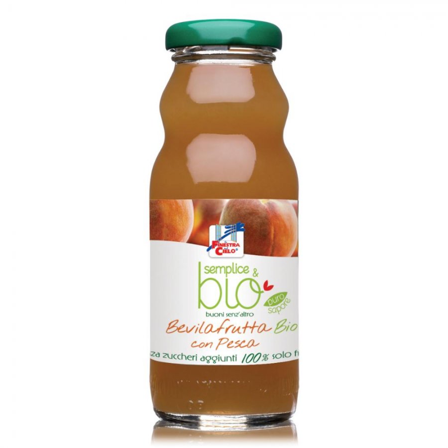 Bevilafrutta Semplice & Bio - Succo di pesca e mela 200 ml
