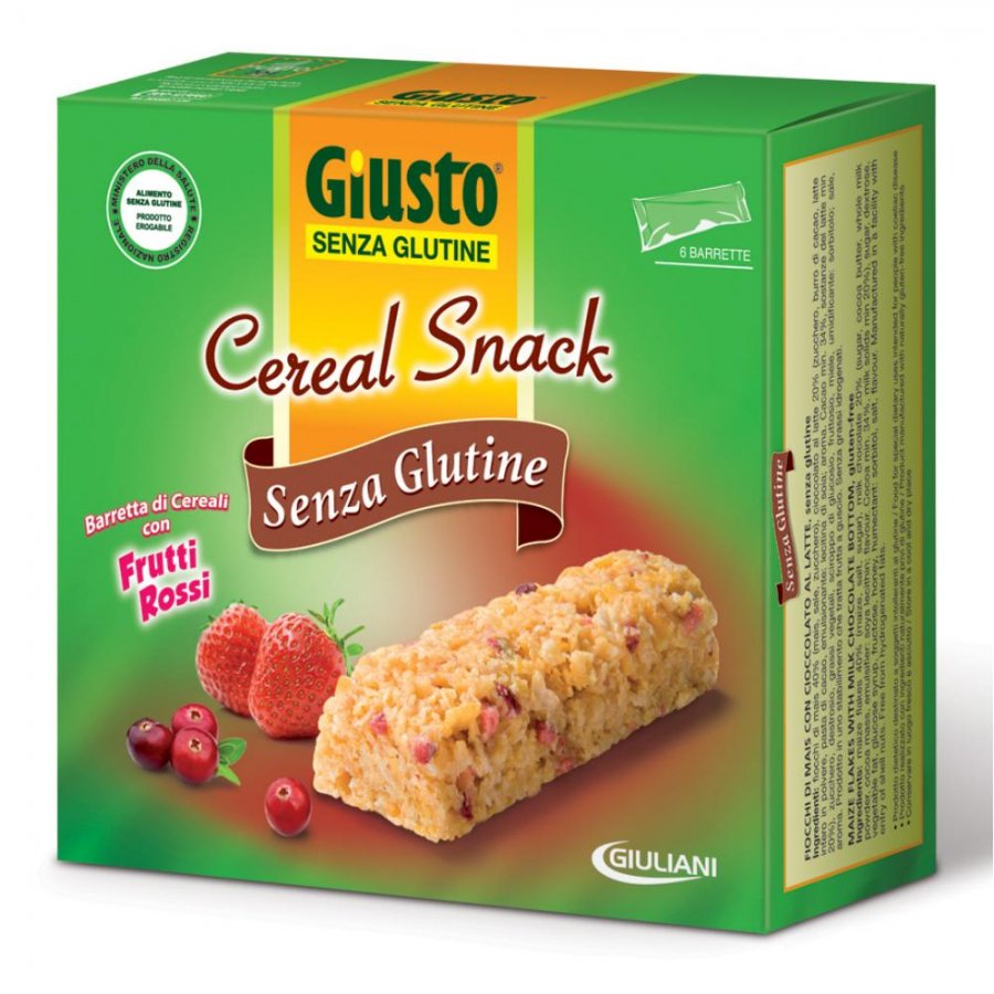 Giusto - Cereal Snack Frutti Rossi 150 g