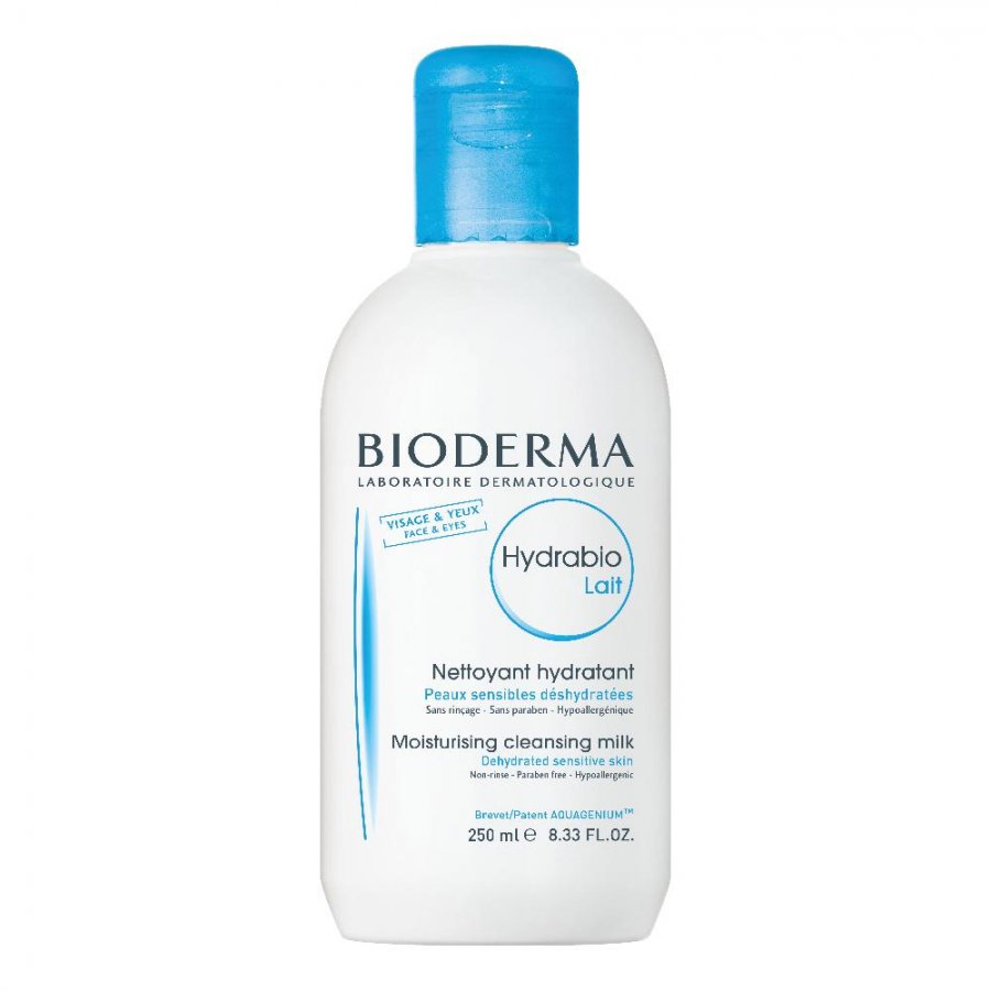 Bioderma Hydrabio Lait 250ml - Latte Detergente e Struccante con Aquagenium
