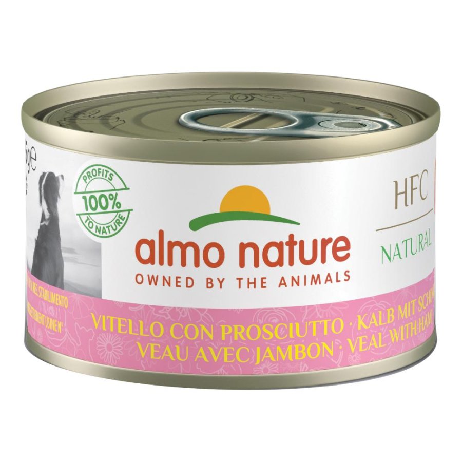 ALMO NATURE CANE HFC NATURAL VITELLO PROSCIUTTO 95GR (lattina)