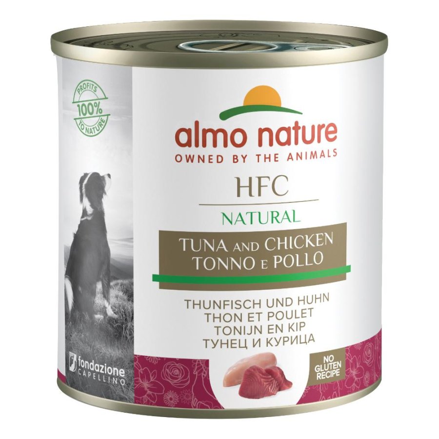 ALMO NATURE CANE HFC NATURAL TONNO POLLO 290GR (lattina)