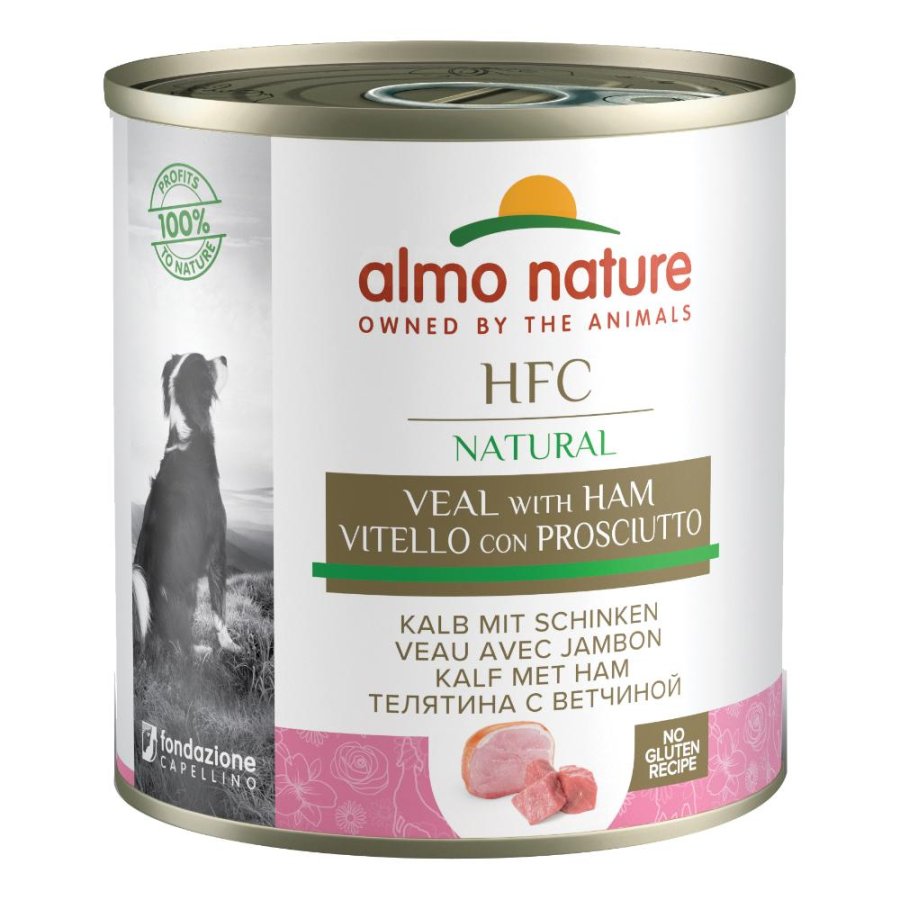 ALMO NATURE CANE HFC CUISINE VITELLO PROSCIUTTO 290GR (lattina)