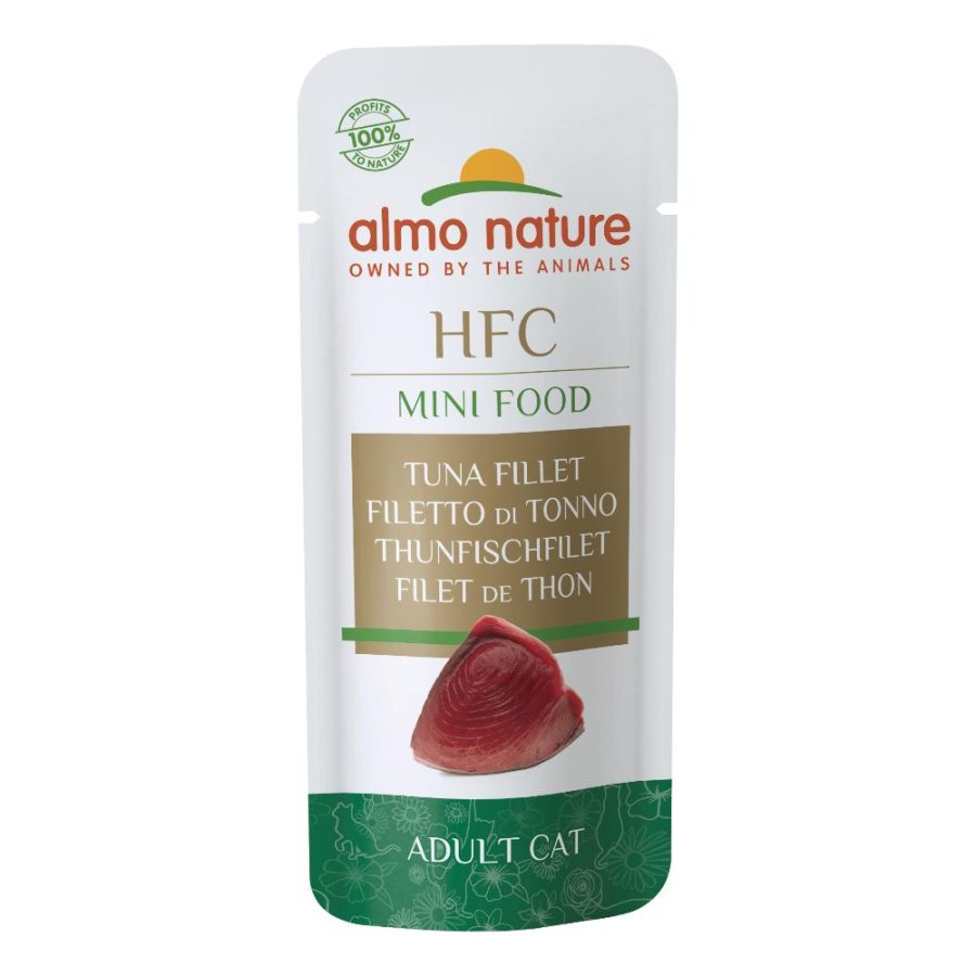 ALMO NATURE GATTO SNACK GREEN LABEL MINI FOOD TONNO 3GR