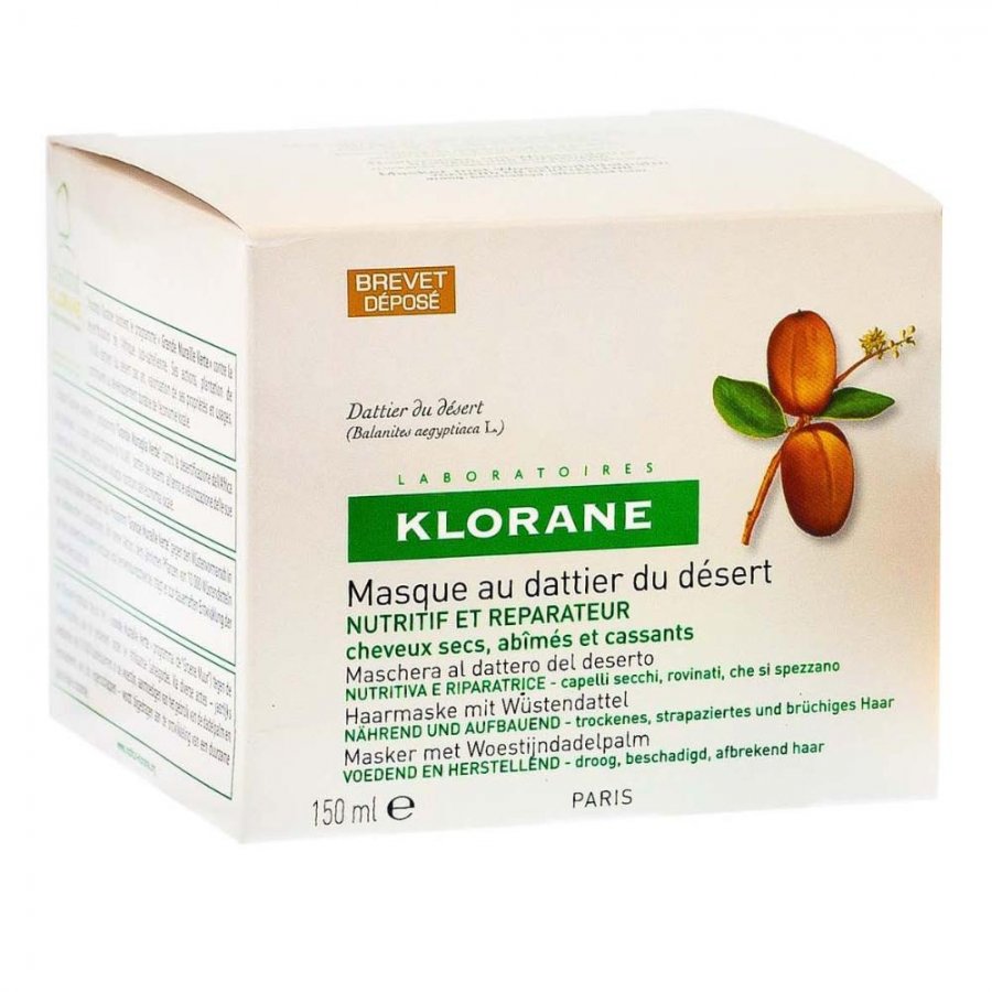 Klorane - Maschera Con Datteri Del Deserto Nutriente E Riparatrice 150 Ml