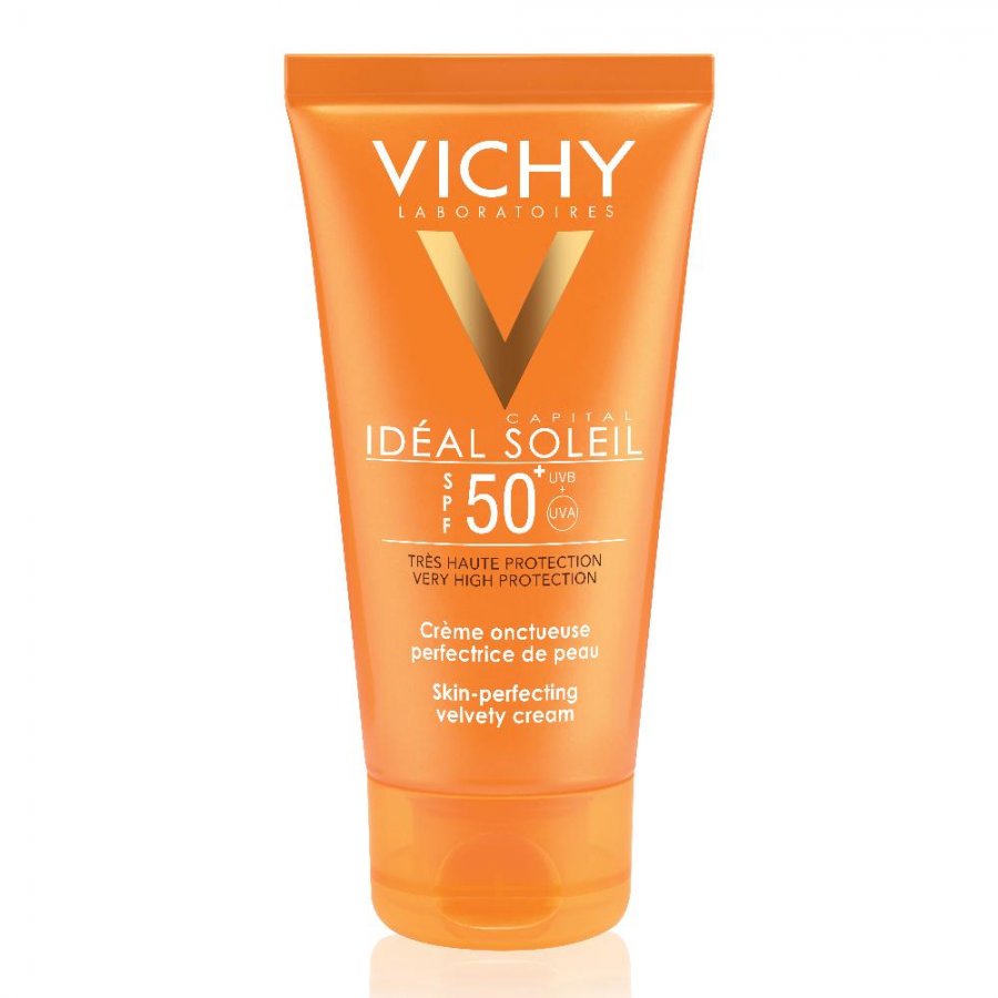  VICHY (L'Oreal Italia SpA) Vichy Ideal Soleil Crema Vellutata SPF 50+ Protezione Viso 50ml