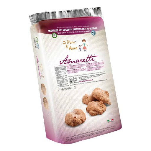 PANE ANNA Amaretti S/G s/Latte 150g