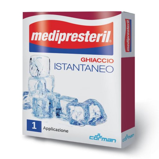 Medipresteril Ghiaccio Istantaneo in Busta - Rinfresca e Allevia Dolore - 1 Busta