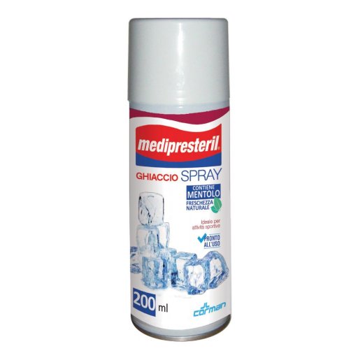 Medipresteril Ghiaccio Spray 200ml - Sollievo Istantaneo per Dolori Muscolari e Articolari