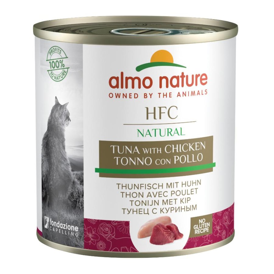 ALMO NATURE GATTO HFC NATURAL TONNO POLLO 280GR (lattina)