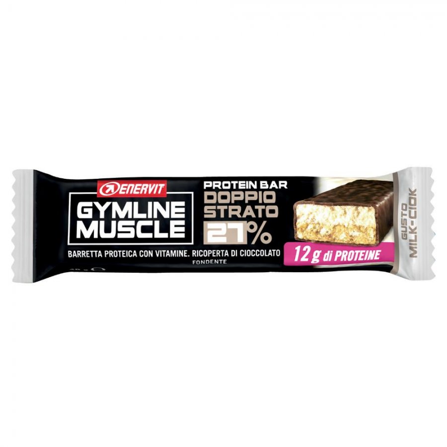 Enervit Gymline Protein Bar 27 % Latte Barretta da 45 g