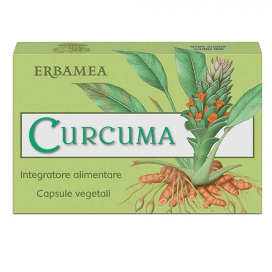 Erbamea - Curcuma 24 Capsule Vegetali - Integratore per il Benessere Articolare e Gastrointestinale
