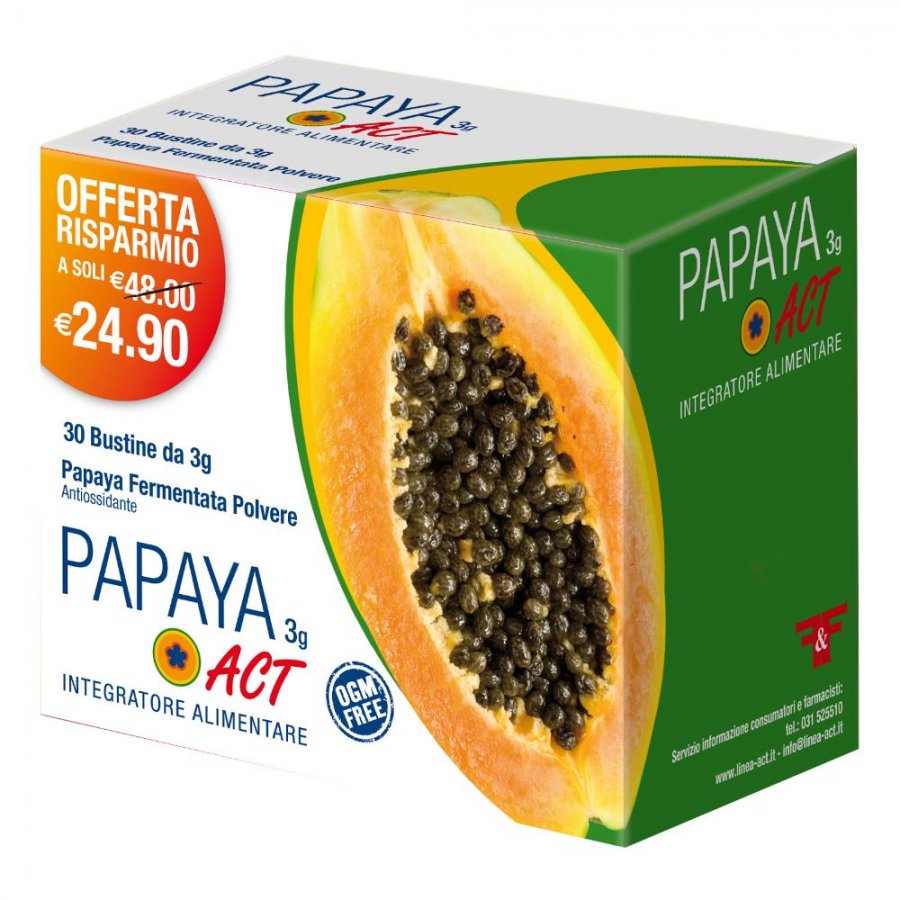 Papaya Act - Integratore alimentare per il metabolismo energetico 30 bustine