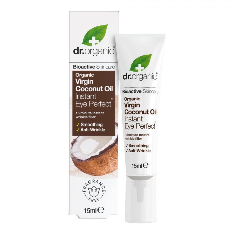 Dr Organic Coconut Siero Occhi 15ml - Trattamento Naturale per il Contorno Occhi