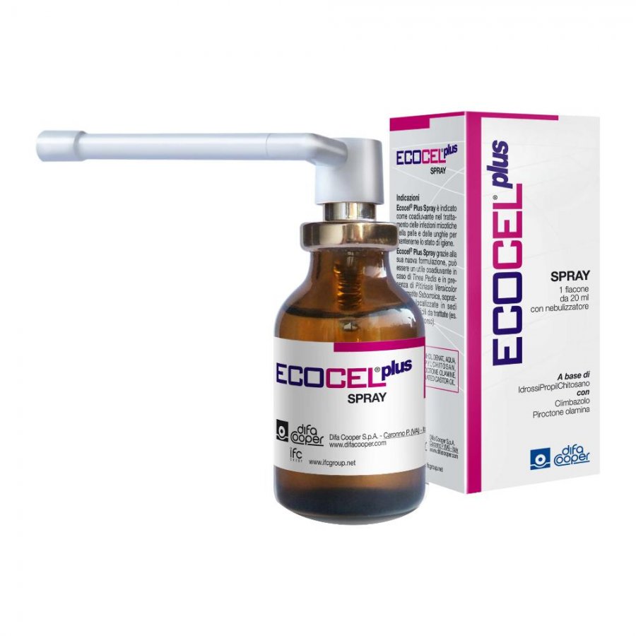 Ecocel Plus Lozione Spray 20 ml - Trattamento Micosi Superficiali