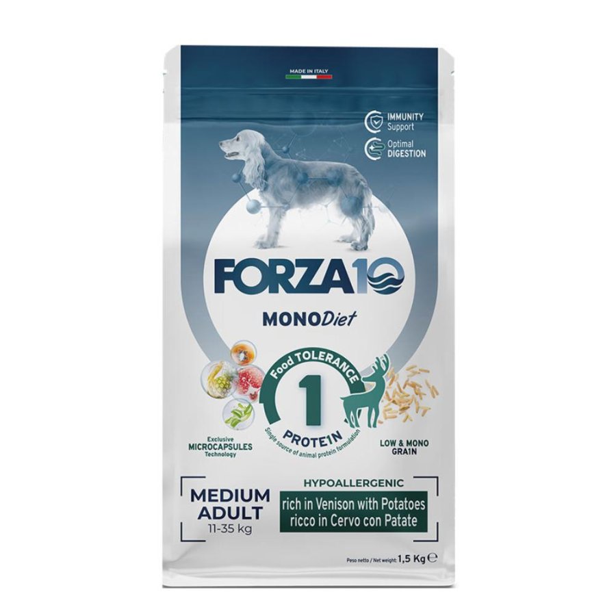 FORZA10 CANE DIET MEDIUM CERVO PATATE 1,5KG