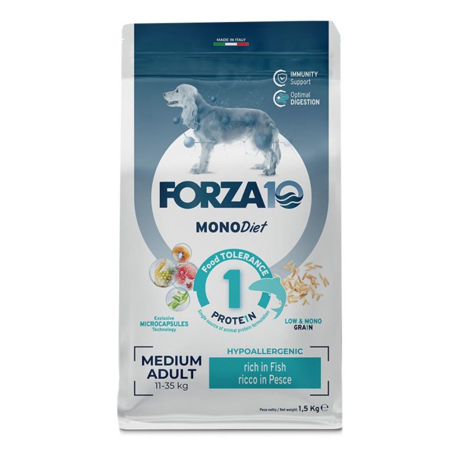FORZA10 CANE DIET MEDIUM PESCE 1,5KG