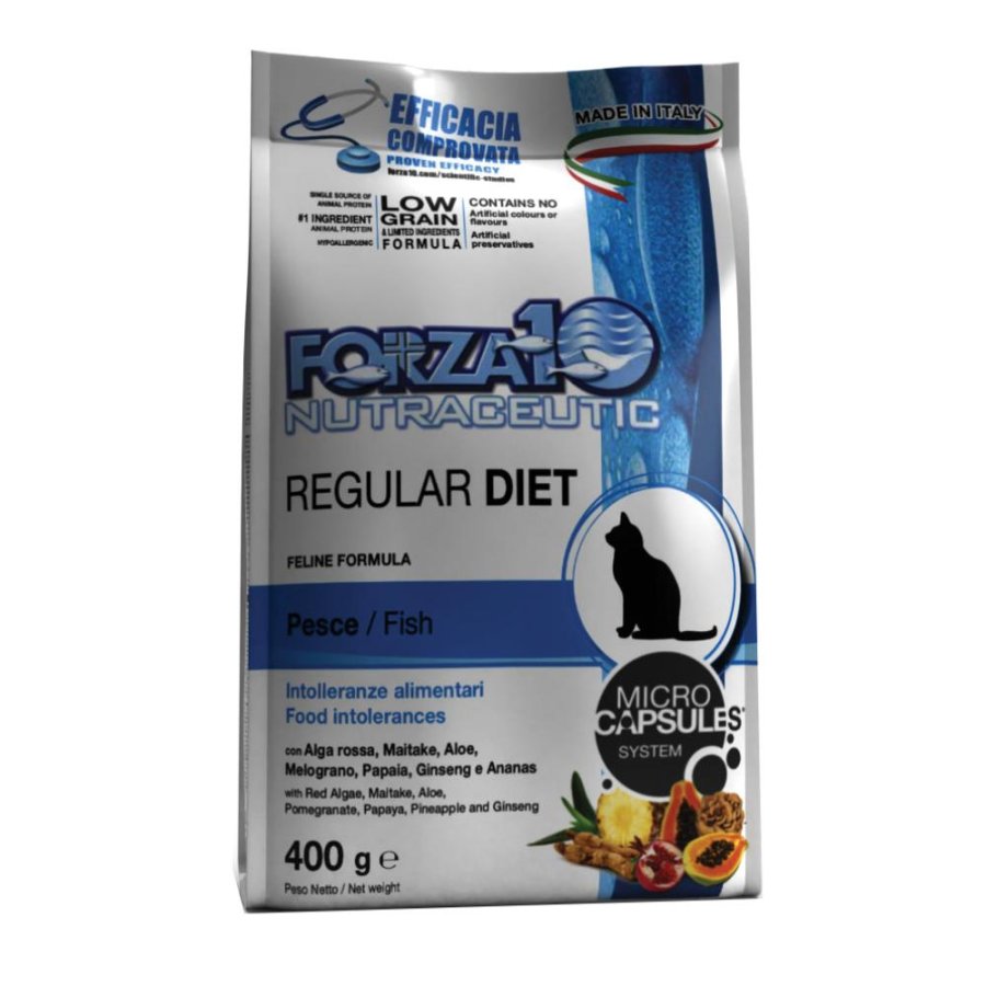 FORZA10 GATTO DIET REGULAR PESCE 400GR FORZA10 GATTO DIET REGULAR PESCE 400GR