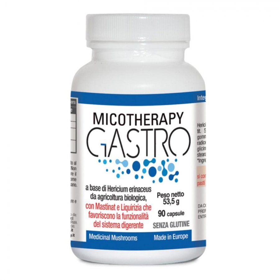 Micotherapy Gastro - Integratore Alimentare per il Sostegno Gastrico, 90 Capsule