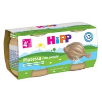 HiPP Biologico, Omogeneizzato di Platessa con Patate, 2 x 80 g HiPP Biologico, Omogeneizzato di Platessa con Patate, 2 x 80 g