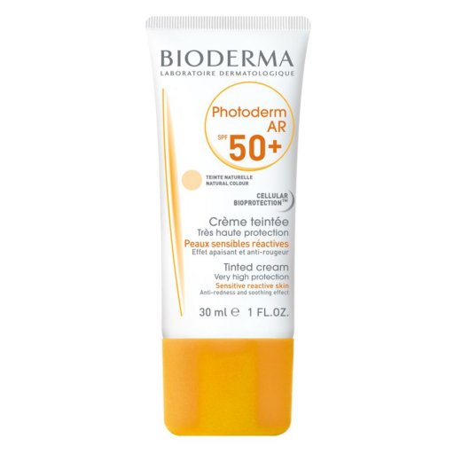Bioderma Photoderm AR SPF 50+ Crema Protezione Solare Anti Rossori 30ml - Fotoprotezione Molto Elevata per Pelli Sensibili