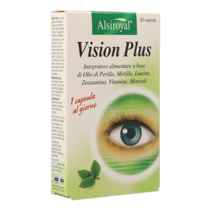 Vision Plus 30 Capsule - Integratore per la Salute degli Occhi con Luteina e Antiossidanti