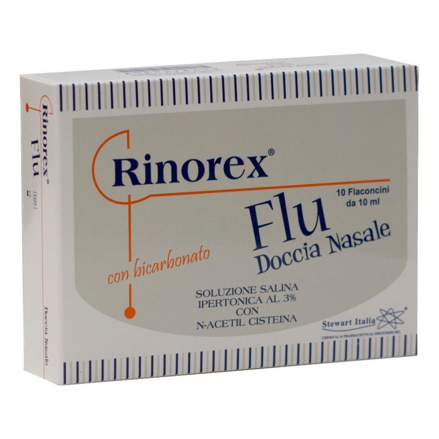 RINOREX Flu Doccia Nasale 10x10ml
