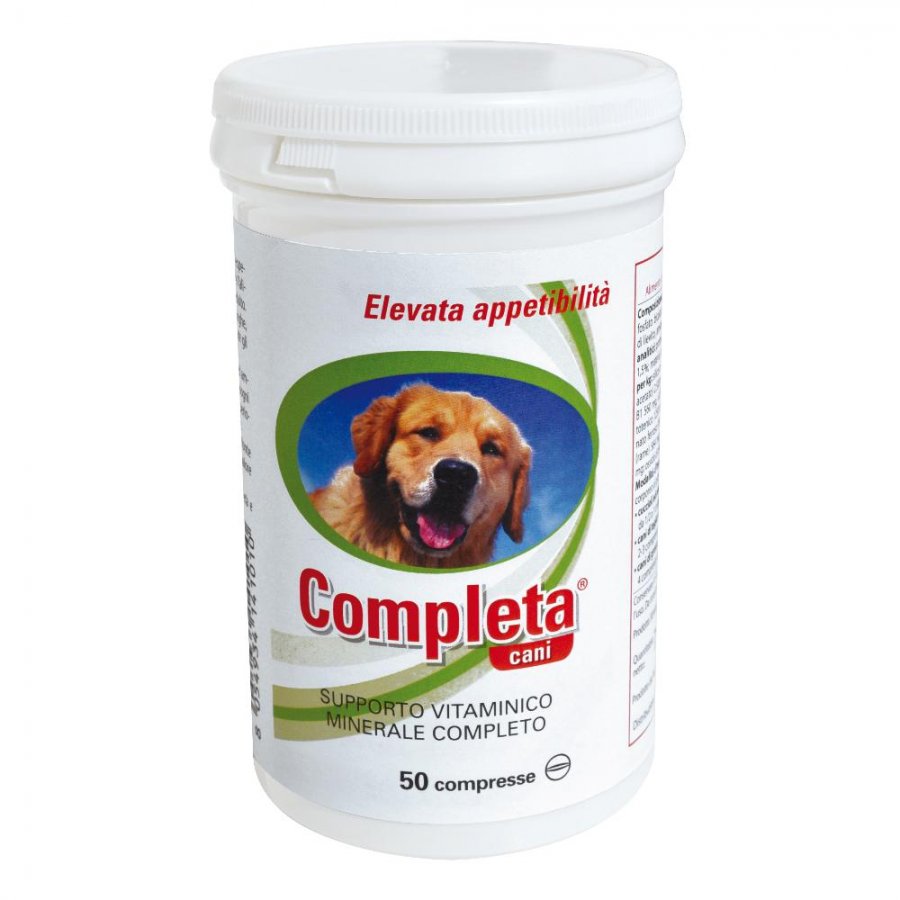 Completa Cani 50 Compresse - Supporto Vitaminico Minerale Completo per Cani