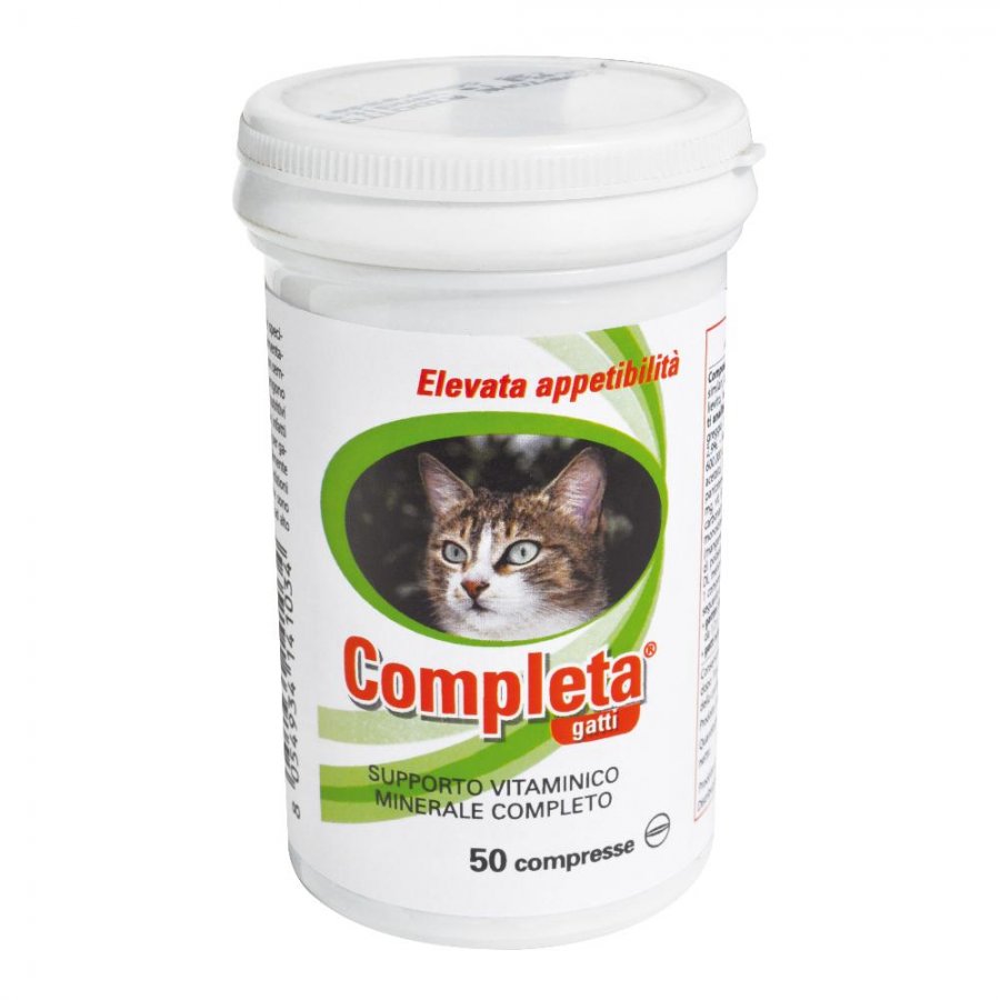 Completa Gatti 50 Compresse - Supporto Vitaminico Minerale Completo per Gatti