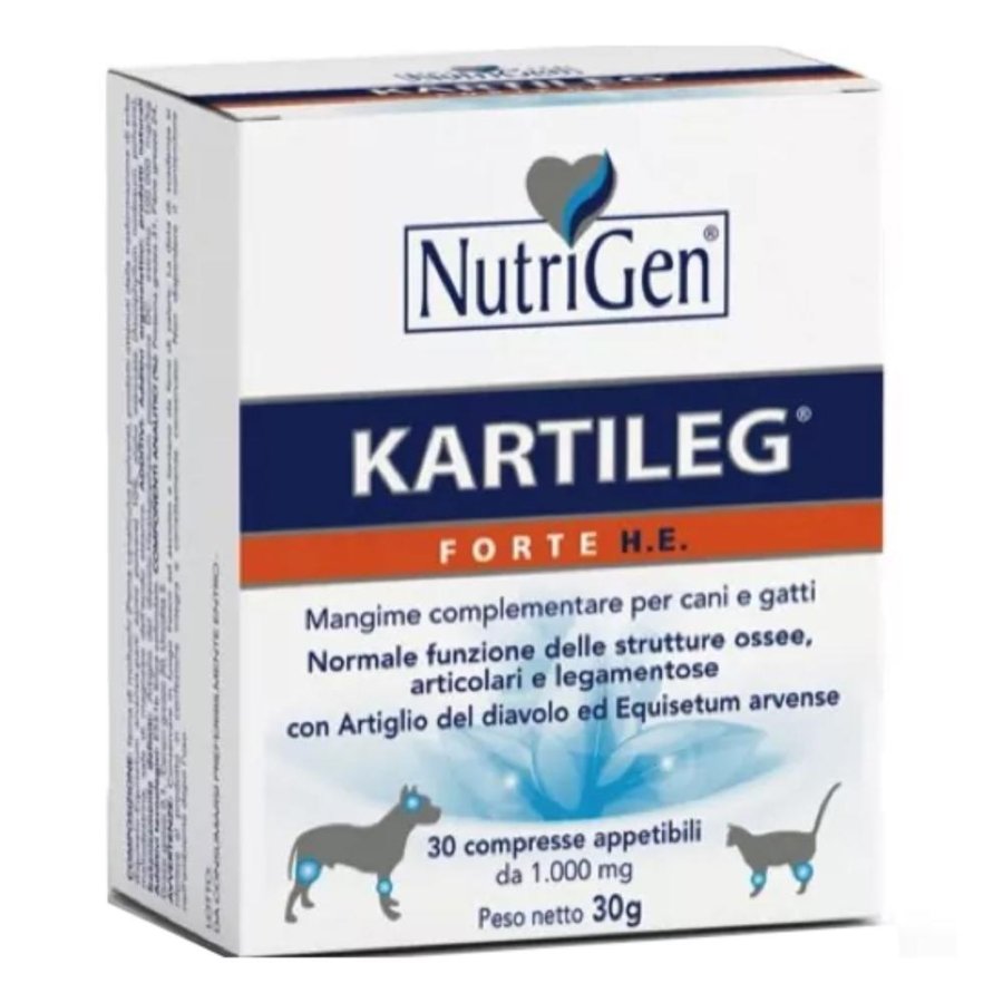 KARTILEG CANE/GATTO FORTE HE 30CPR - NUTRIGEN