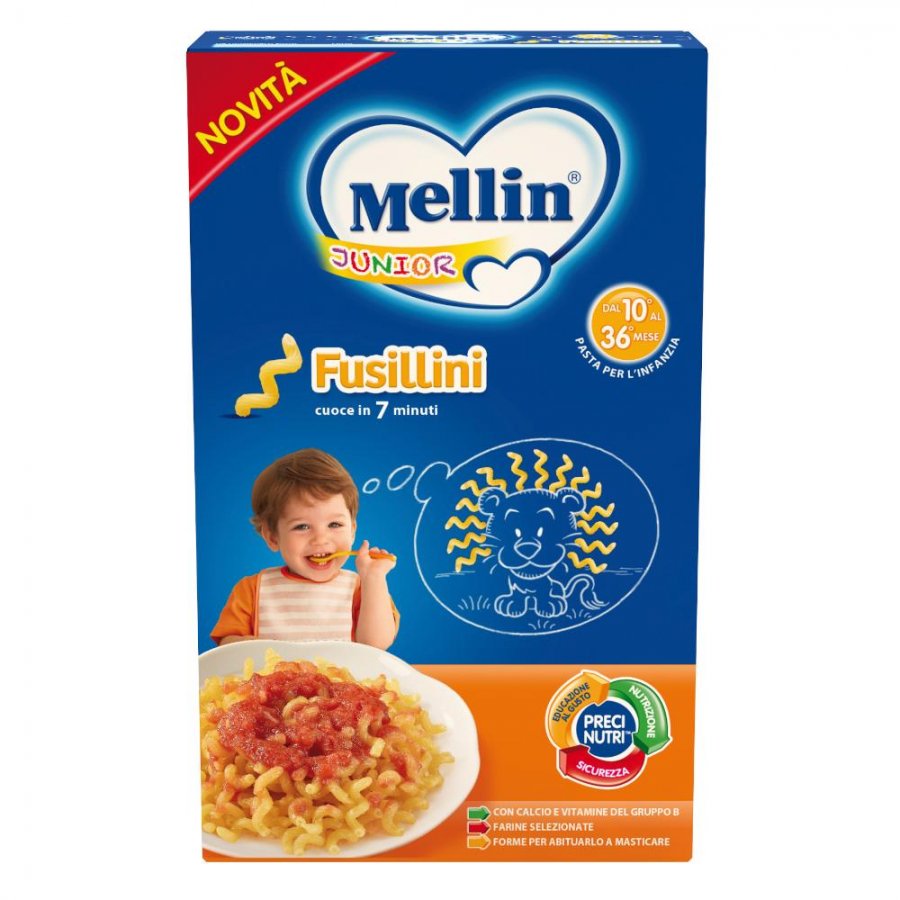 Mellin Junior Fusillini 280g - Pasta per Bambini, Alimentazione