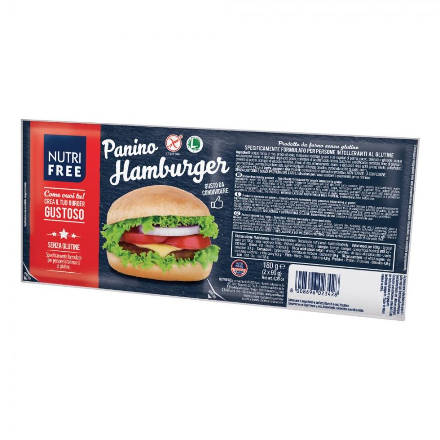 NUTRIFREE Panino per Hamburger 90g x 2