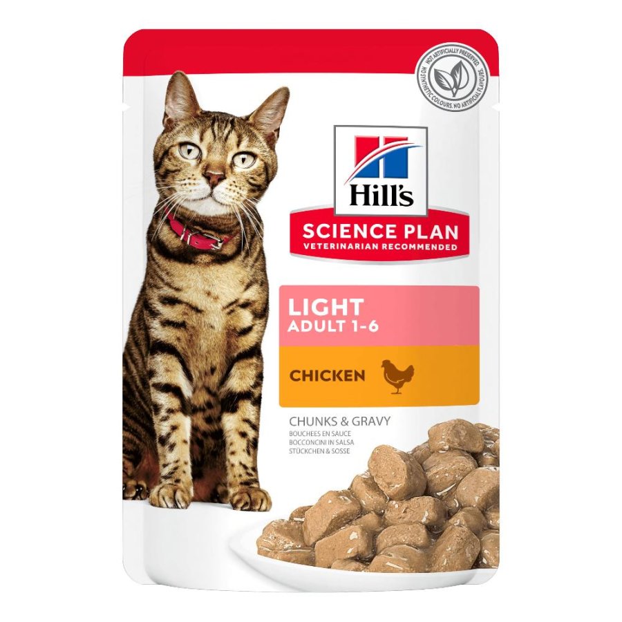 HILL'S GATTO SCIENCE LIGHT GRAVY (IN SALSA) ADULT POLLO 85GR (bustina) HILL'S GATTO SCIENCE LIGHT GRAVY (IN SALSA) ADULT POLLO 85GR (bustina)