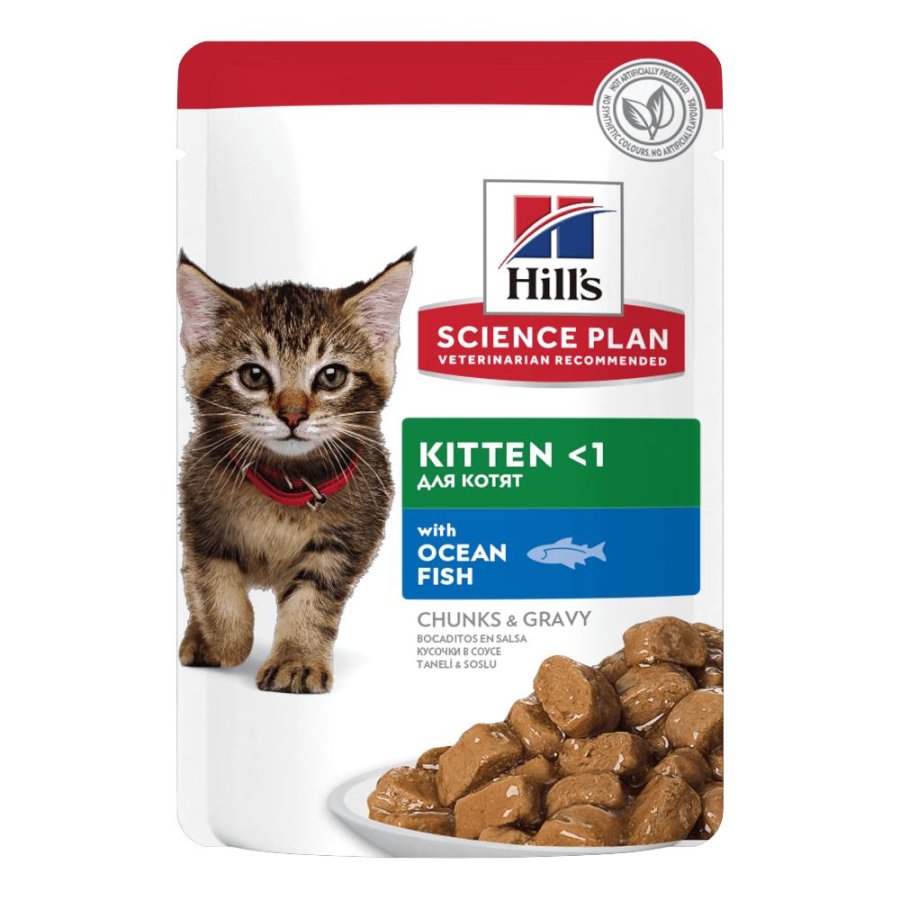 HILL'S GATTO SCIENCE GRAVY (IN SALSA) KITTEN PESCE OCEANICO 85GR (bustina)