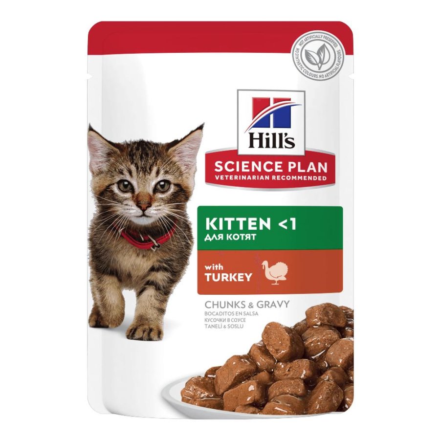 HILL'S GATTO SCIENCE KITTEN GRAVY (IN SALSA) TACCHINO 85GR (bustina) HILL'S GATTO SCIENCE KITTEN GRAVY (IN SALSA) TACCHINO 85GR (bustina)