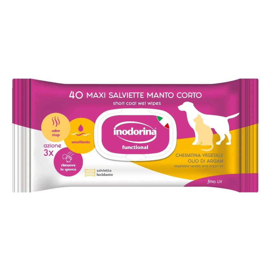 INODORINA SALVIETTE REFRESH EXTRA GELSOMINO 40PZ