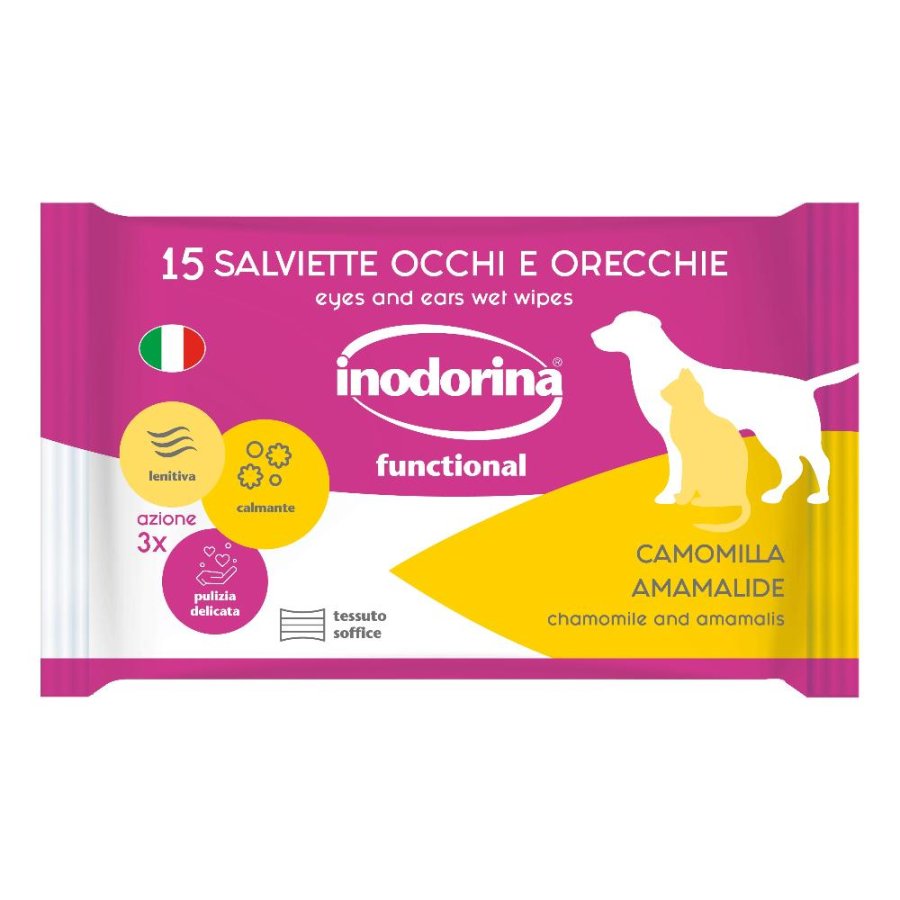 INODORINA SALVIETTE REFRESH CAMOMILLA 15PZ