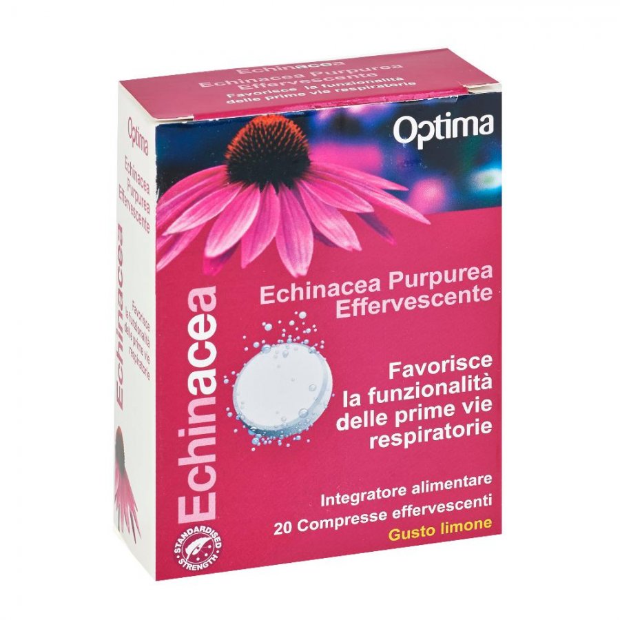 Echinacea - Purpurea Effervescente 20 Compresse - Sostegno alle Vie Respiratorie con l'Echinacea