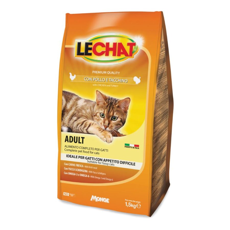 LECHAT GATTO ADULT POLLO TACCHINO 1,5KG
