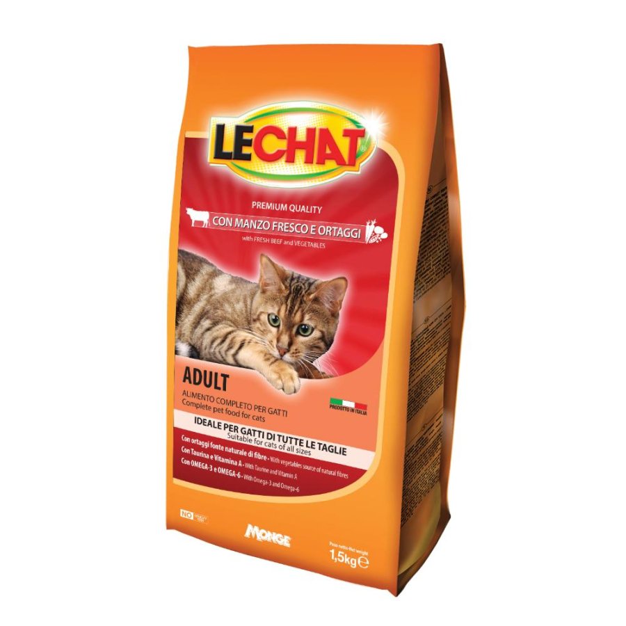 LECHAT GATTO ADULT MANZO VERDURE 1,5KG
